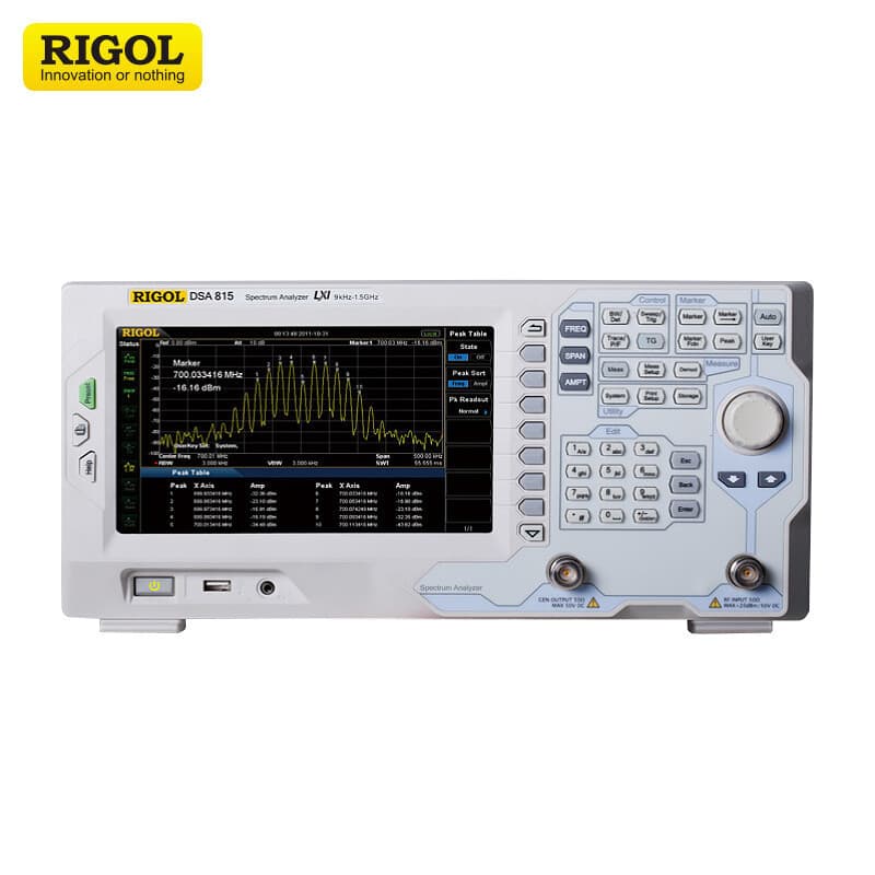 RIGOL Spectrum Analyzer DSA815-TG/832-TG with Tracking Source High-Definition Display Portable Spectrum Analyzer