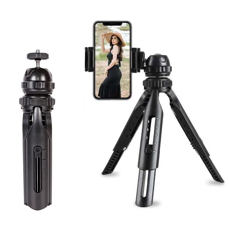 Popular Adjustable Foldable Three-Legged Stand For Photography And Projectors Extendable Desktop Tripod Stand Made Of Durable Ma