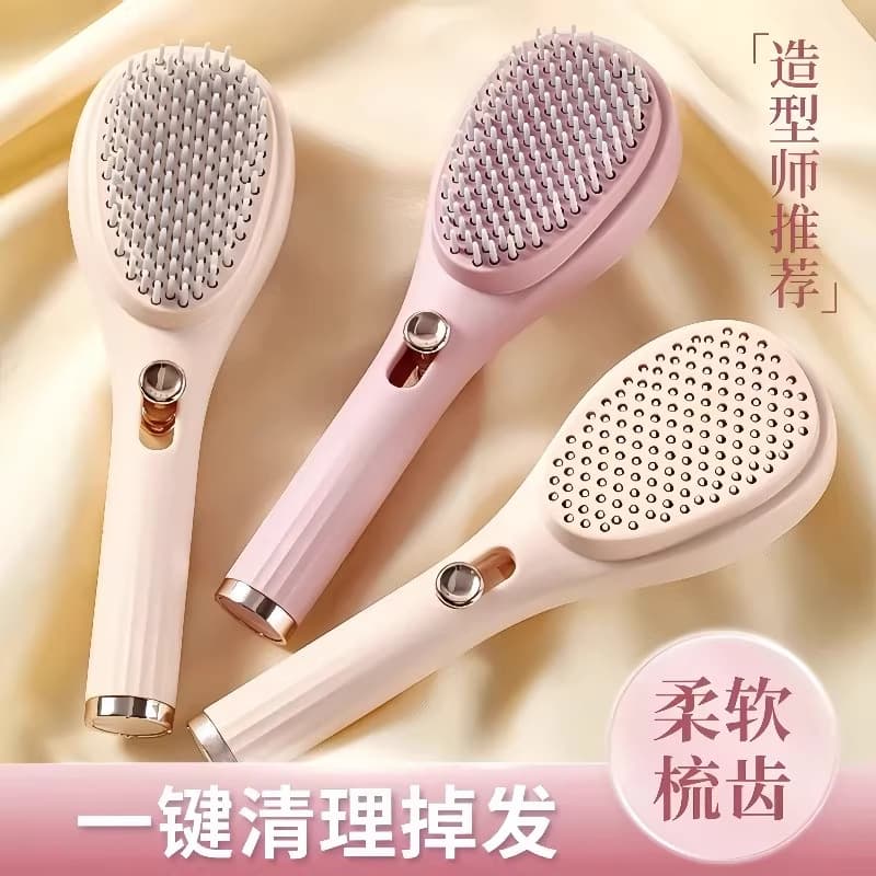 Retractable Magic Comb, Home Upgrade, New Scalp Cleaning Portable Comb, Volumizing Scalp Press Massage Comb
