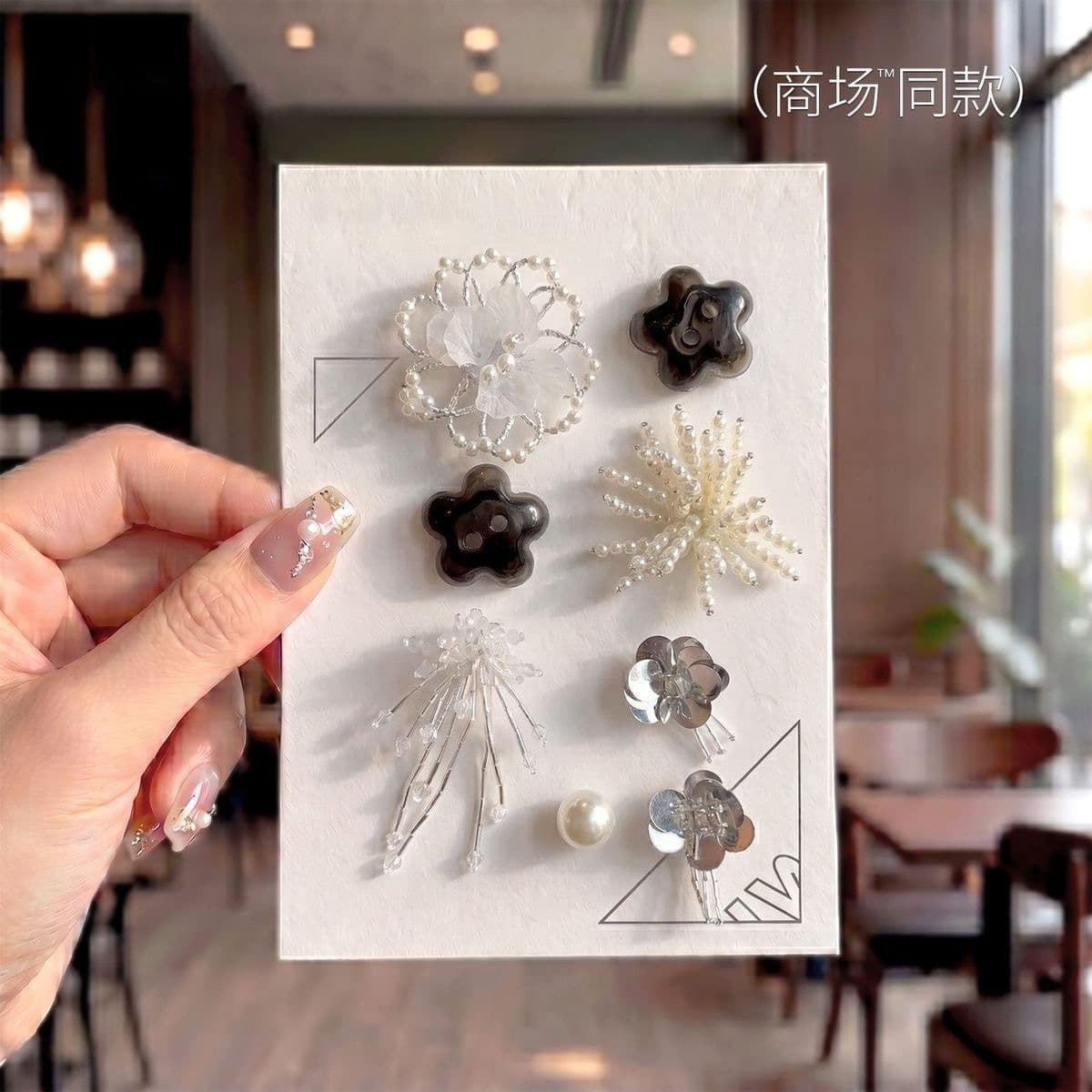 Trendy Misty White Camellia Croc Charms DIY Removable Croc Decor Shoe Charms Shoe Flowers
