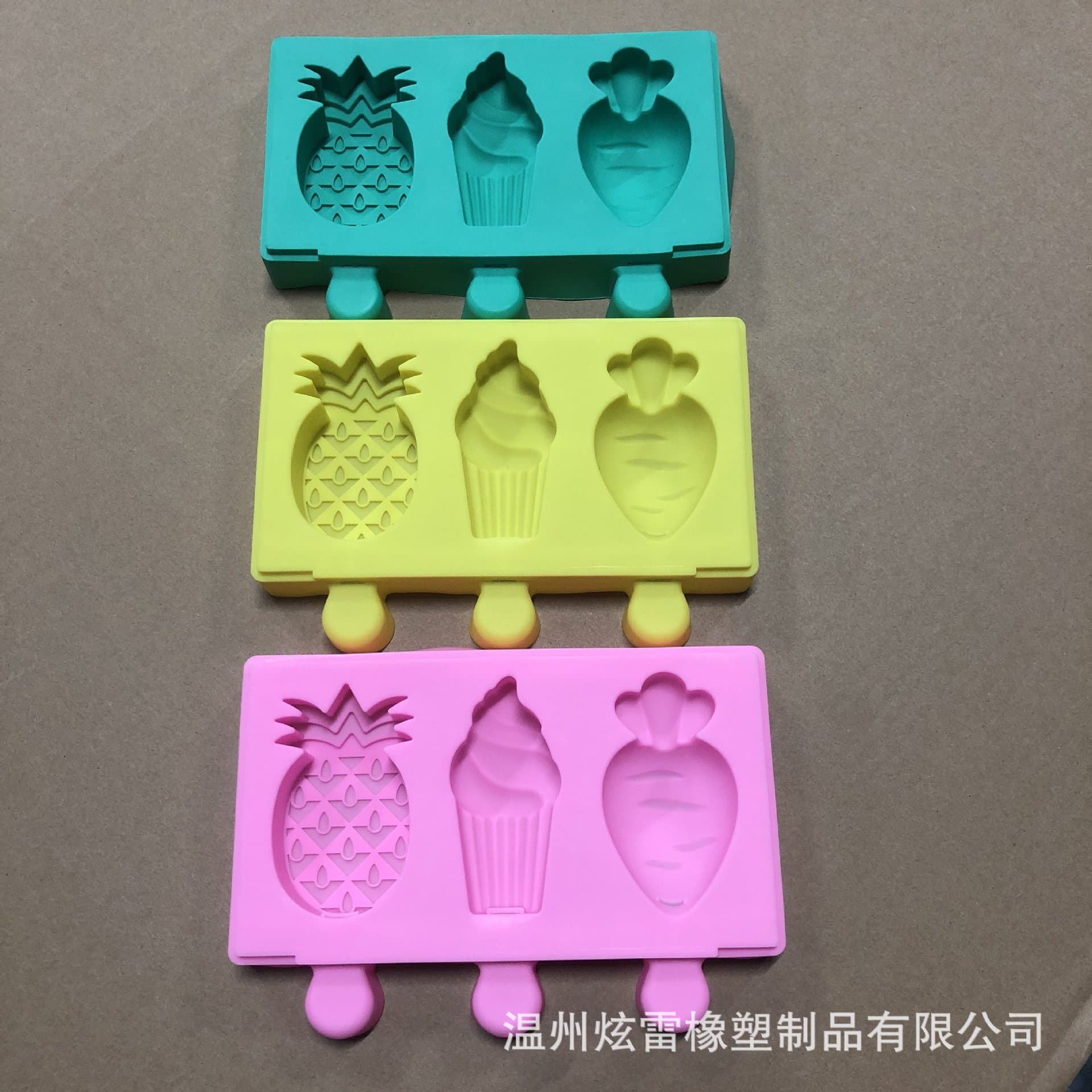 Factory Direct Ice Cream Mold Silicone Popsicle Ice Lolly Maker Food Grade Silicone
