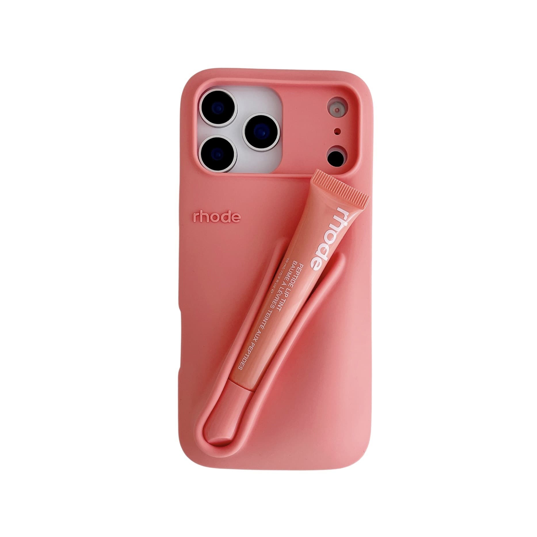 Foreign Trade iPhone 18 Pro Max Hailey Rhode Lipstick Lip Glaze Silicone Phone Case 17 Soft Protective Cover