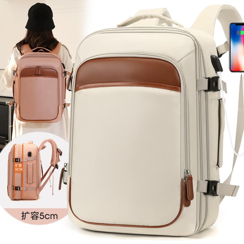 New Cross-Border Casual Backpack, Large-Capacity Commuter Backpack, Business Travel Bag, Multi-Functional Laptop Backpack