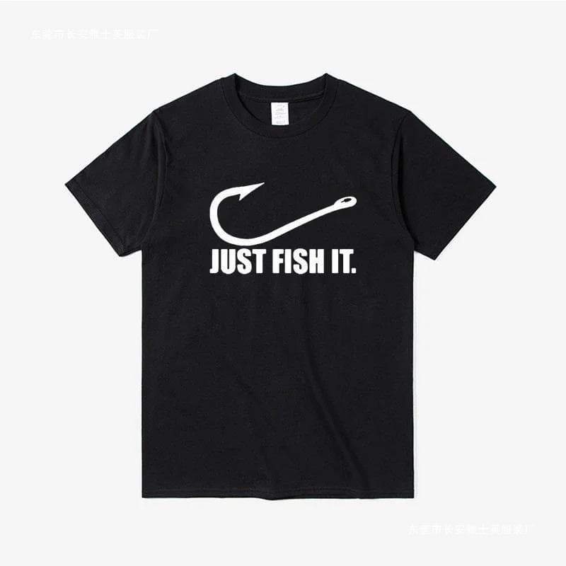 Funny Love Fishing Sporty T-Shirt for Men and Women - Just Fish It Fun