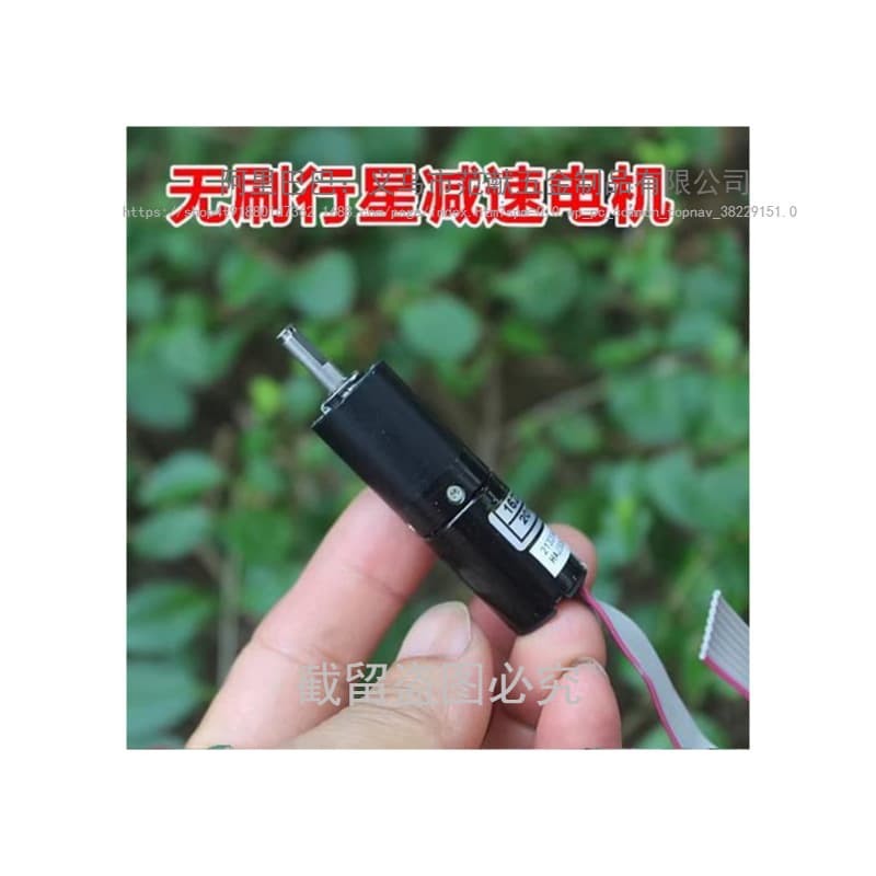 Disassembled Micro 16mm Brushless Planetary Gear Motor with Three-Stage Planetary Reduction and Ball Bearings
