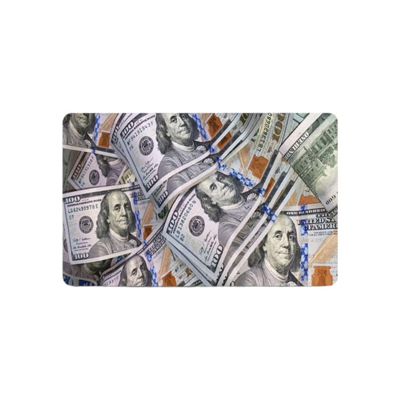 Creative Funny Money Credit Card Debit Card Sticker Skin for Amazon US Dollar Edition