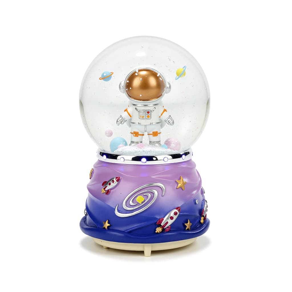 Crystal ball custom space astronaut theme snow globe trendy creative small ornaments