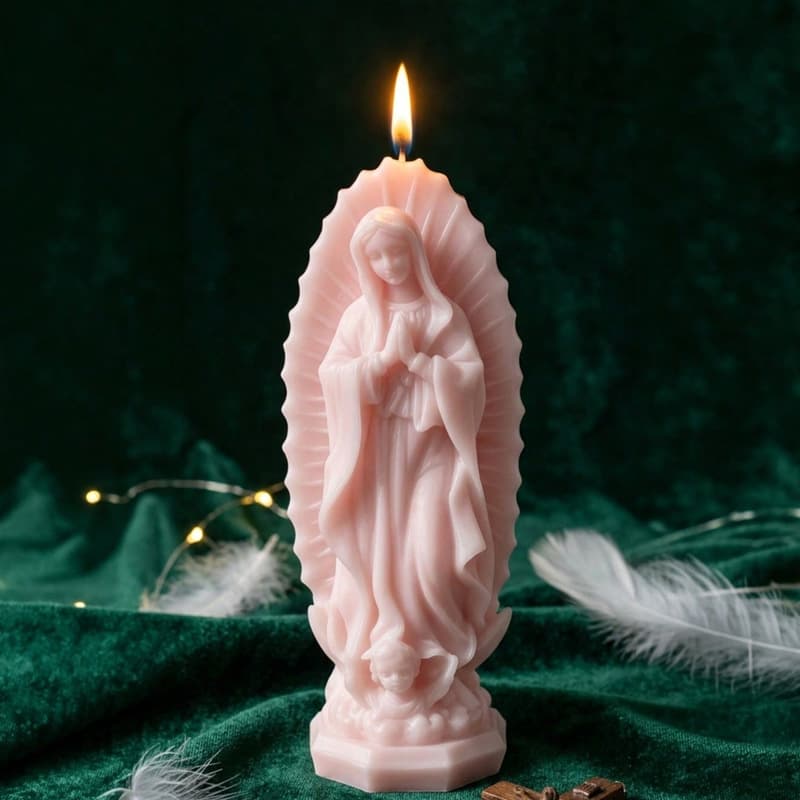 Cross-border Praying Girl Shaped Scented Candle, Portrait Ornament, Creative Home Decoration Ornament, Gift, Wholesale