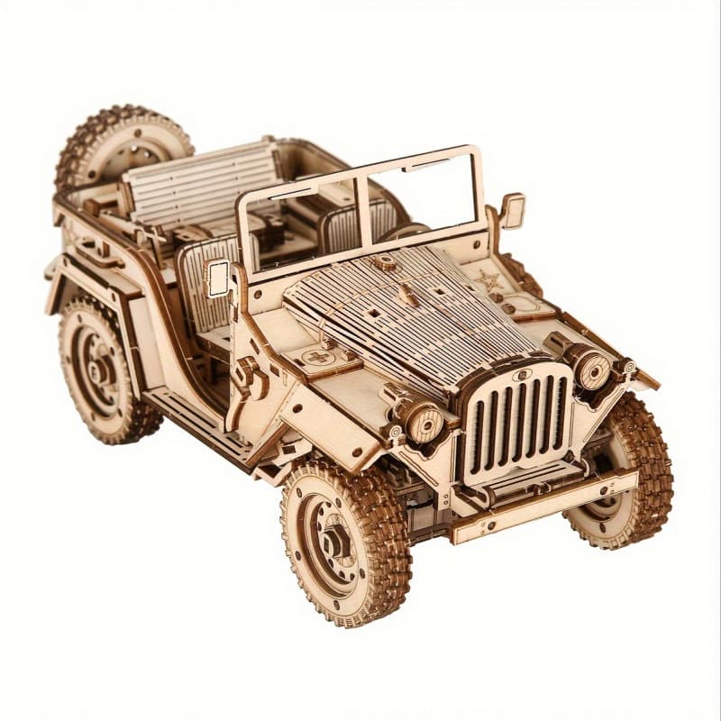 2026 New Cross-Border Dropshipping 3D Wooden Retro Classic Military Formation Puzzle