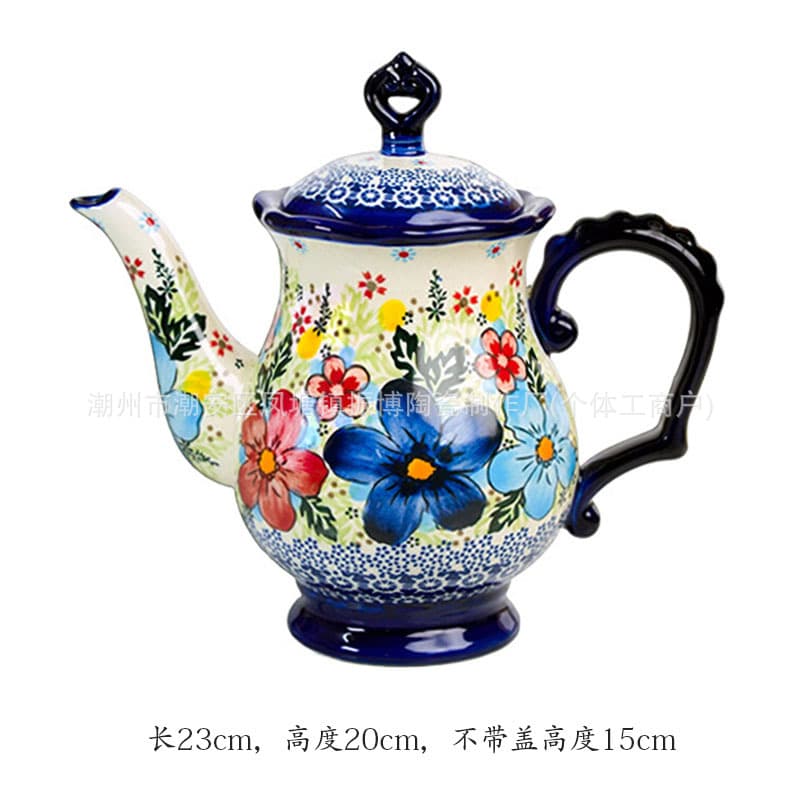 Export Trade Ceramic Tableware Underglaze Color Home Bowls Plates Dishes Spoons Soup Bowls Minimalist Ceramic Tableware Premium Feel
