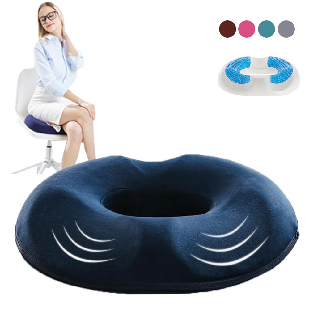 Office 3U Women's Beauty Memory Foam Cushion Hip Cushion Pregnant Women Hemorrhoids Hollow Cushion Postoperative Cushion Butt Seat Cushion