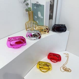 Cross-Border Trendy Small Chain Coin Purse Women's Evening Bag Party Acrylic Bag Mini Lipstick Bag Exquisite Crossbody Bag