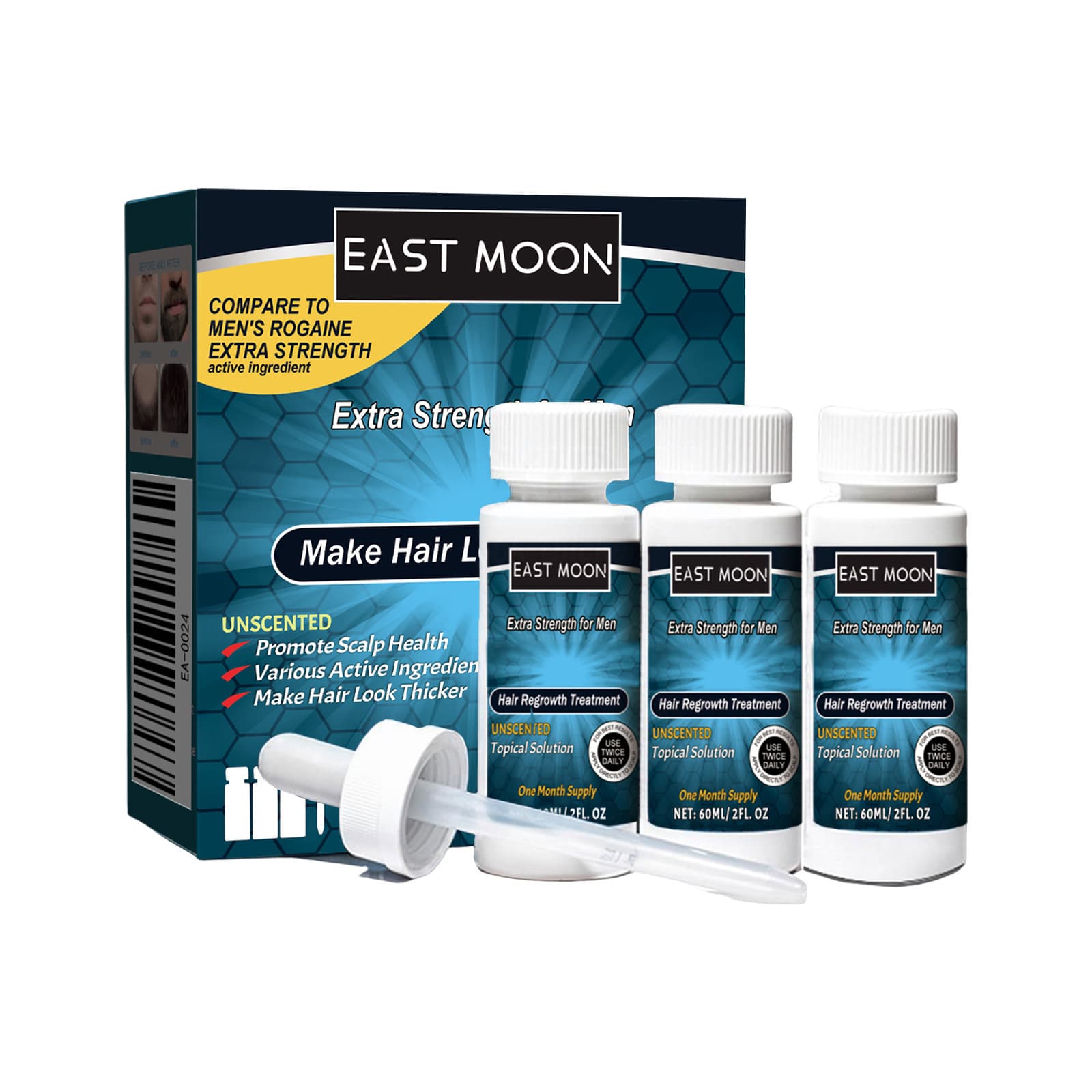 East Moon Men's Hair Care Liquid Men's Hair Nutrition Care Moisturizing Daily Care Essence