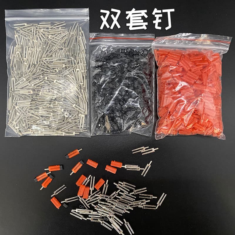 Dental Lab Double Pins for Denture Model Plaster Work, 500 Sets/Pack