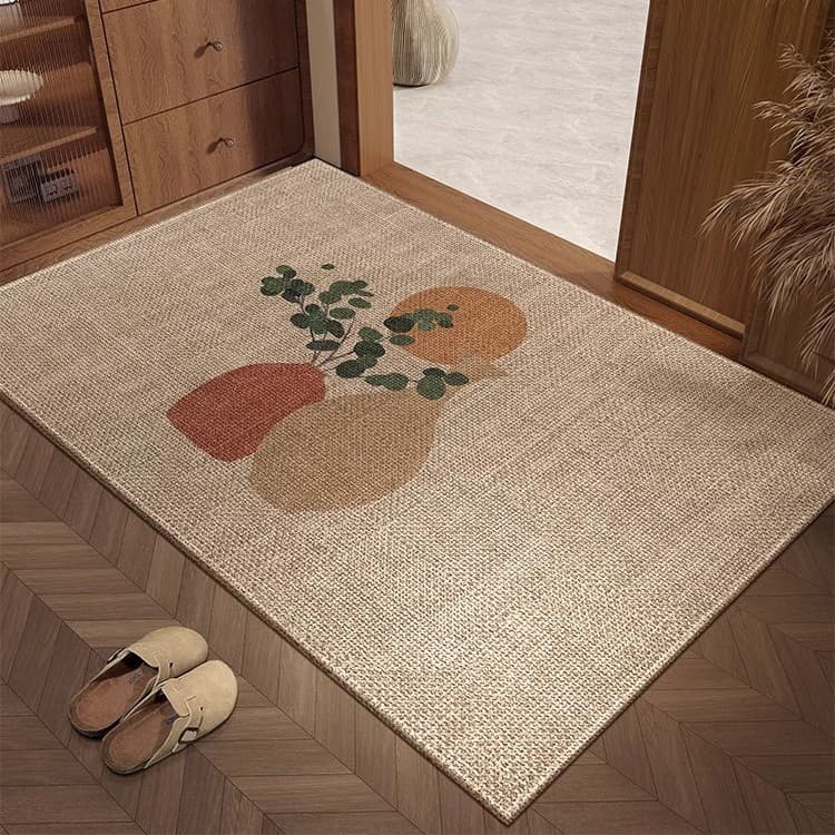 Home doormat, dirt-resistant foot mat for entrance, loop pile door mat, entryway rug, hallway mat