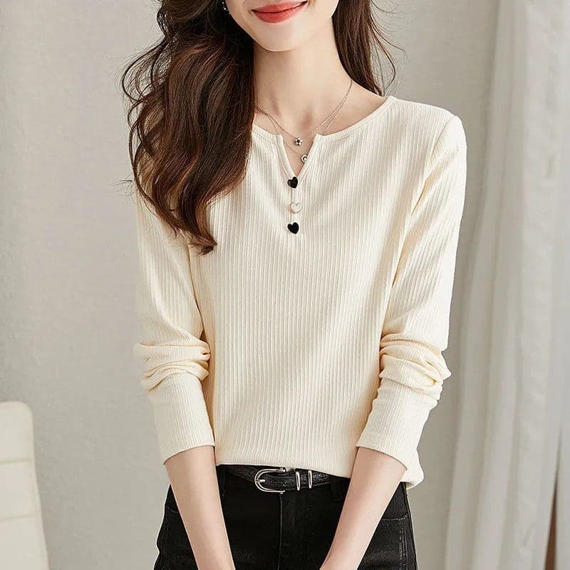Early autumn tops for fat girls, German velvet bottoming shirts, women's T-shirts, long-sleeved autumn and winter inner layers, Western-style tight-fitting warm tops