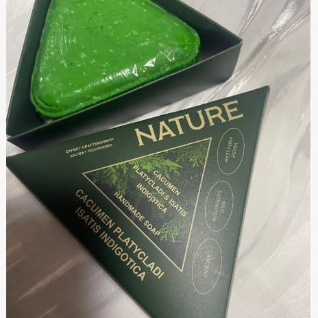 Factory English version Biota orientalis shampoo bar with Xinjiang Usmania grass and Polygonum multiflorum hand SevenGreenSo