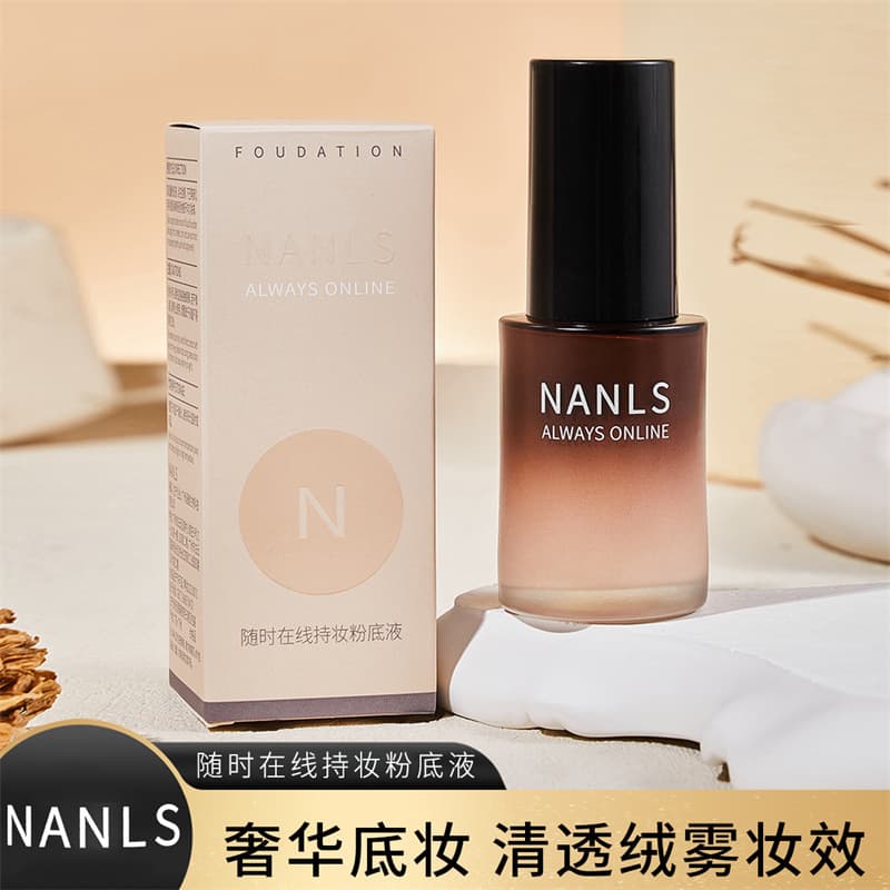 NANLS Long-lasting Foundation Makeup Concealer Brightening Skin Tone Enhancing Complexion Cosmetics