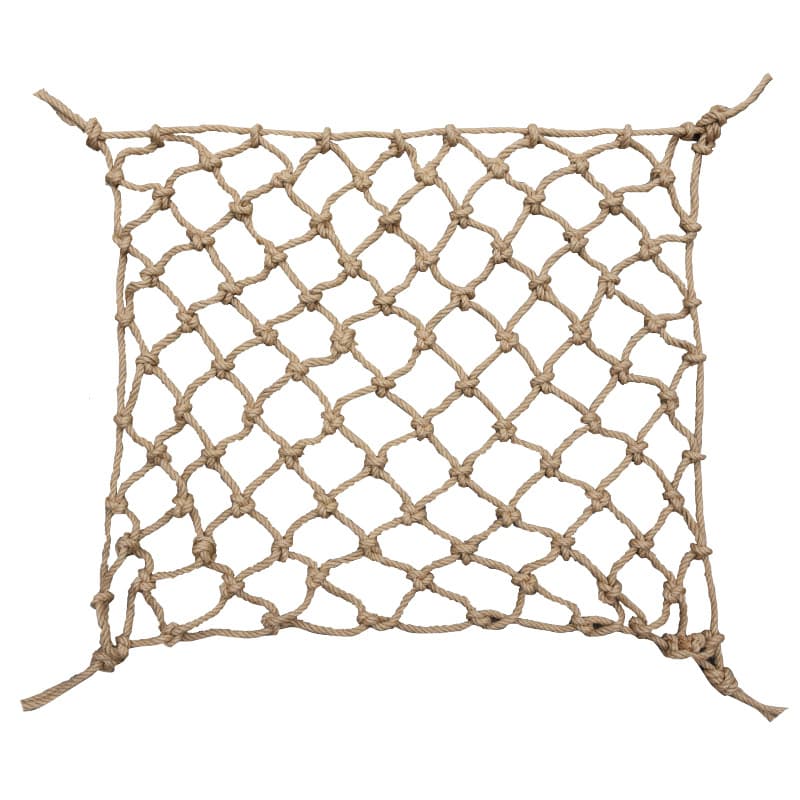 Hemp Rope Grid Decorative Net Vintage Bar Ceiling Rope Net Fishing Net Outdoor Climbing Net Safety Protection Net Fence Net