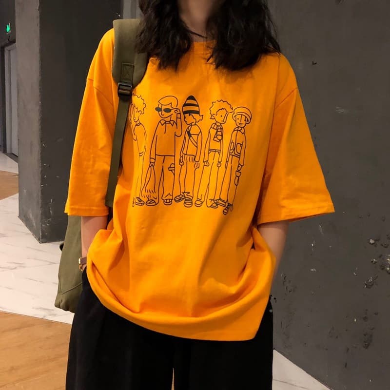 Korean Style Versatile Short-Sleeve T-Shirt for Women, Loose Fit, Student Academy Style Top, Fashionable Best Friend Outfit, 2026 Summer New Trend