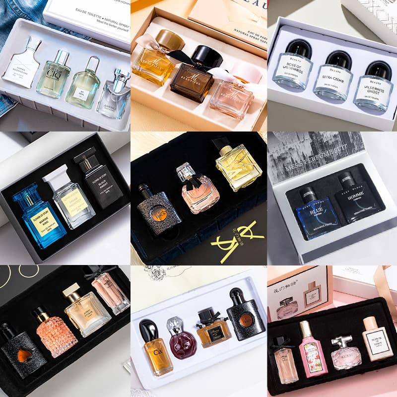Cross-Border Popular Women's Perfume Set Light Fragrance Fresh Men's Cologne Vietnamese Sample Manufacturer Wholesale Rose Fragrance
