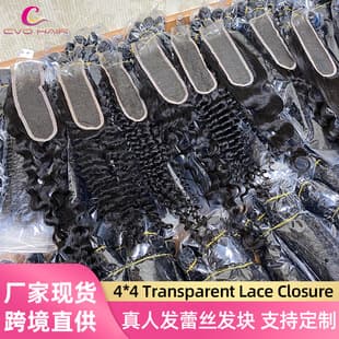 Wig Wholesale 2x6 Burmese Curly HD Lace Closure Real Human Hair Closure Human Hair