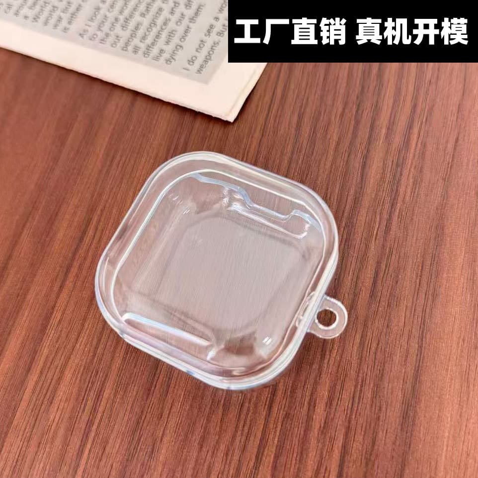 Factory PC Hard Shell Case for Buds4 Pro Bluetooth Earbuds, High-Transparency Samsung Buds4 Shockproof Clear Protective Cover