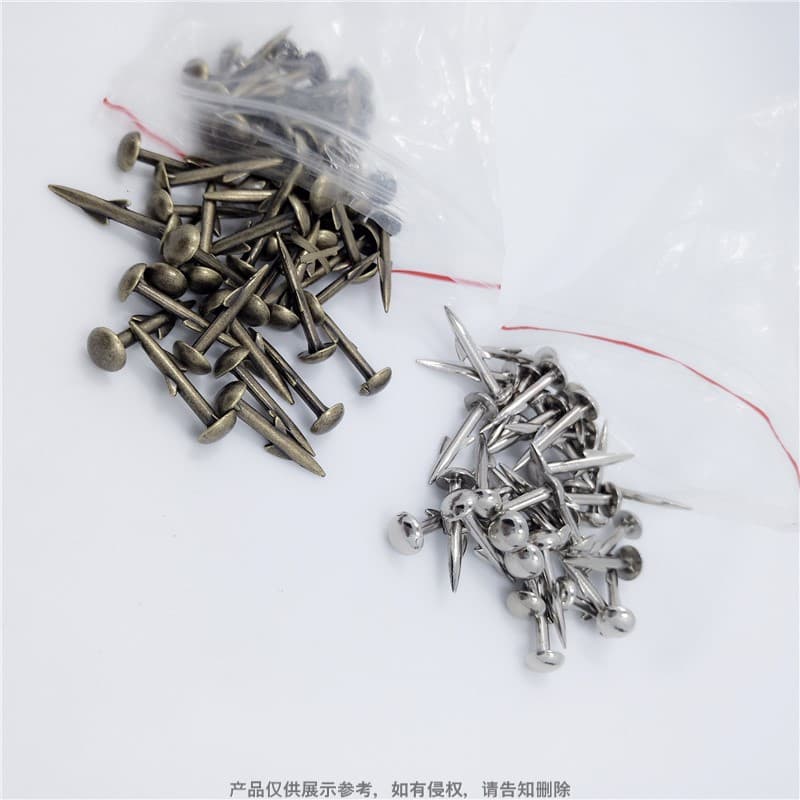 Manufacturer direct sales custom special specifications sand nails shoe material hardware zinc alloy shoe nails decorative nails