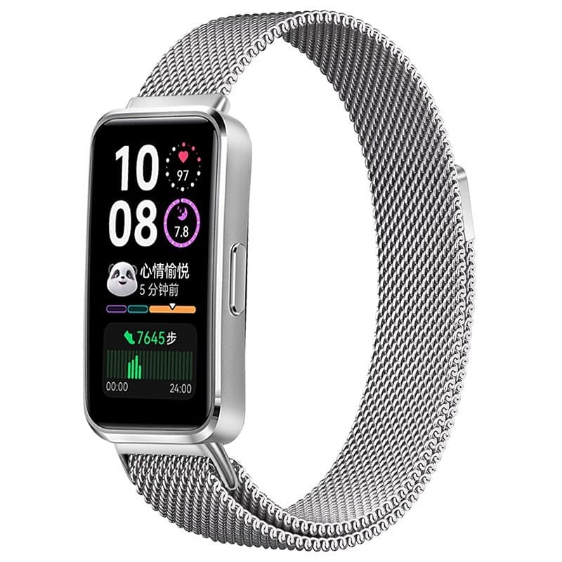 Replacement Milanese Magnetic Metal Band for Huawei Band 10/9/8, Smart Sports Band 9 Strap