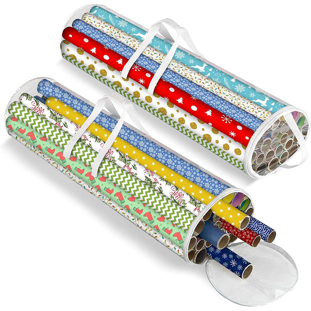 A professional factory produces transparent storage bags for Christmas and holiday wrapping paper, offering excellent value and fast delivery.