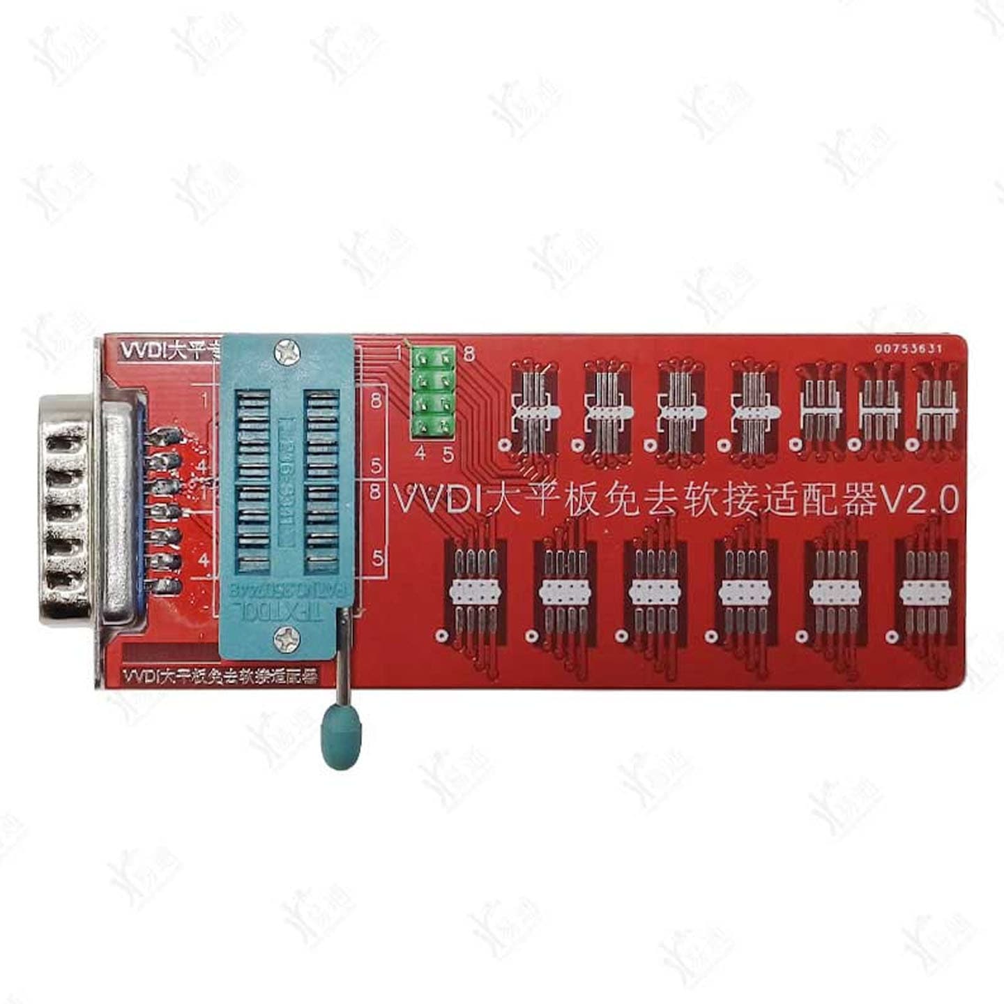 Compatible with VVDI Large Tablet Adapter SOP/8M No-Dismount Clip Conversion Base Chip Program Burning Download