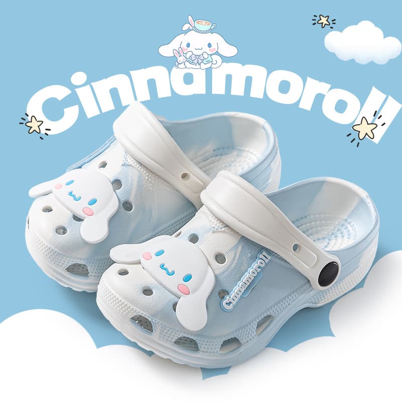 Sanrio Summer Kids Clogs Boys and Girls Non-Slip Breathable My Melody Cloud-Like Kids Beach Sandals Slippers