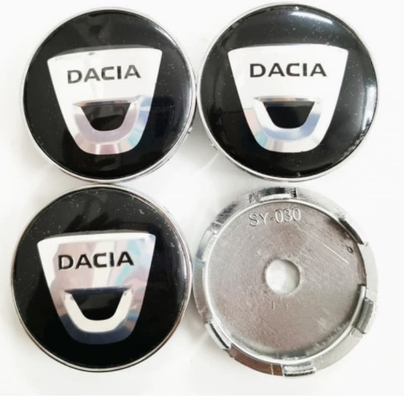 Suitable for DACIA modified 60mm wheel hub cap, 56mm Dacia car logo wheel hub affixed with tire center cap logo