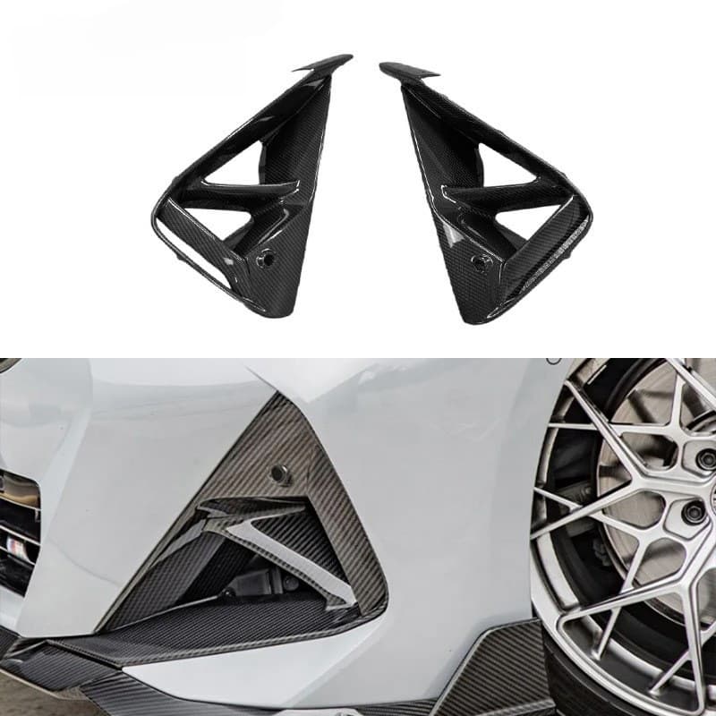 Suitable for BMW 2 Series G42 modified dry carbon fiber front lip side skirts rear lip rearview mirror housing rear wing Dry Carbon
