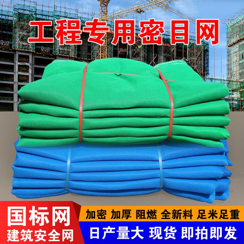 Safety Net Fine Mesh Net Construction Site Scaffolding Green Engineering Anti-Fall Cover Soil Dust Control Green Net Exterior Wall Protective Fence Net