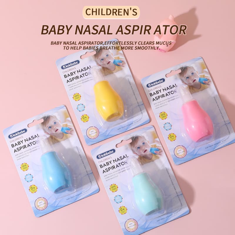 Manufacturer Supply Infant Manual Nasal Aspirator, Baby Mucus and Nasal Congestion Cleaner, Pump-Style TPE Nasal Aspirator