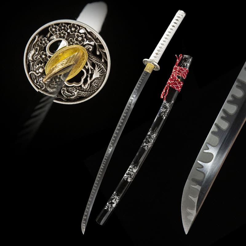 Foreign trade wholesale high-speed steel knife Japanese knife all-in-one long knife high hardness bending rebound katana unedged
