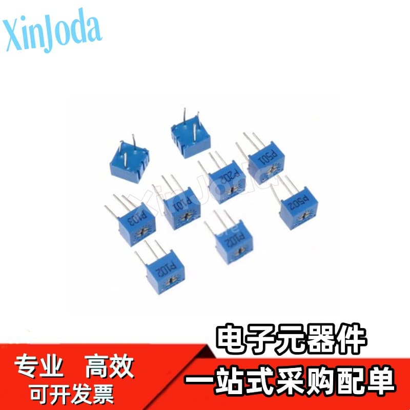 3362P 103 10K Top Adjust Single Turn Potentiometer 1K, 2K, 5K, 50K, 100K, 200K, 500K, 1M