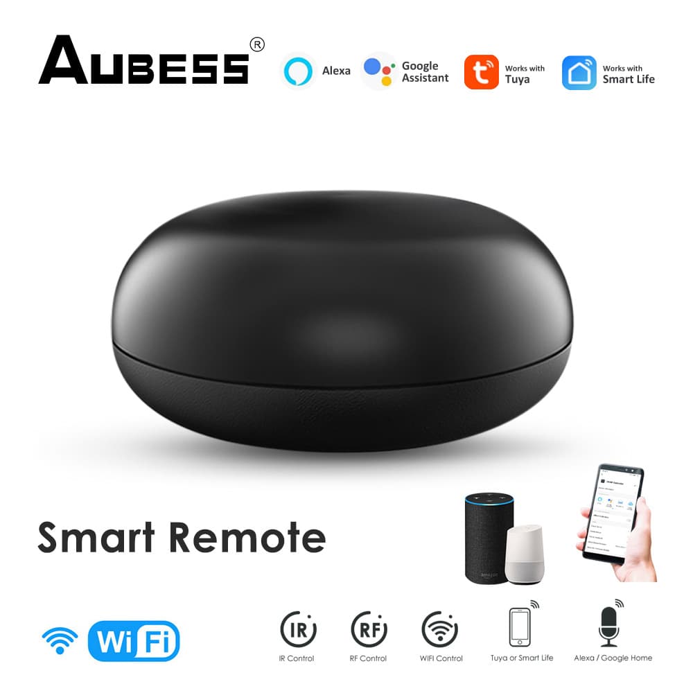 Tuya WiFi Smart Remote Control RF433+IR Infrared RF Remote Control Mobile Remote Voice Control