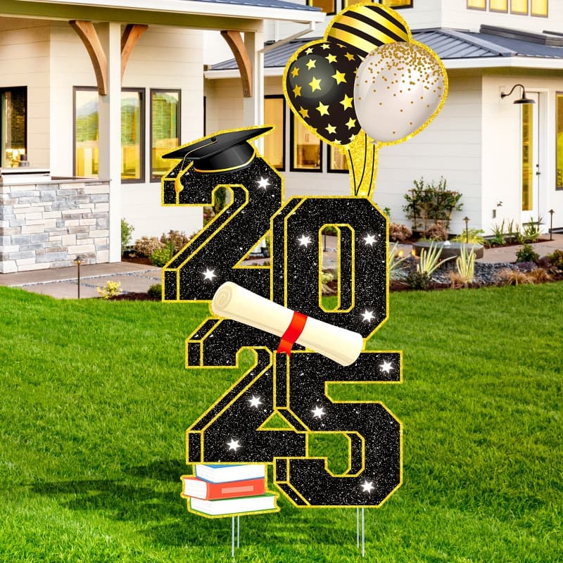 2026 New Cross-border Two-Dimensional Flat 3.5-Foot Large 2026 Graduation Courtyard Sign