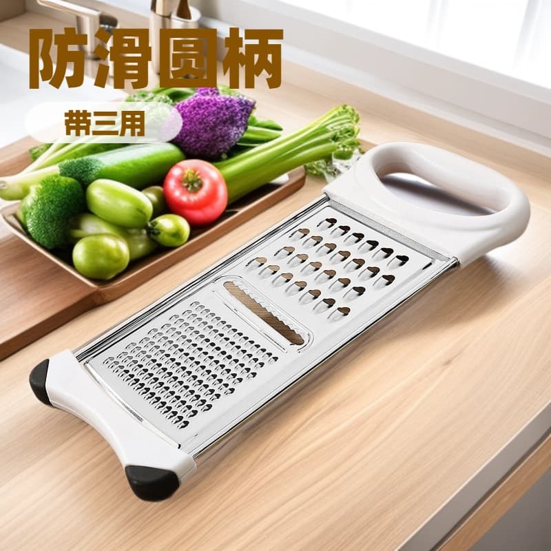 Factory Wholesale Multifunctional Stainless Steel Kitchen Tool Vegetable Slicer Carrot Potato Grater Shredder