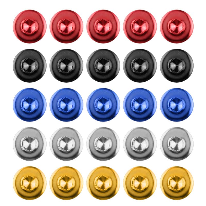 Motorcycle electric vehicle modified windshield screws accessories windshield screws fixed decorative color screws