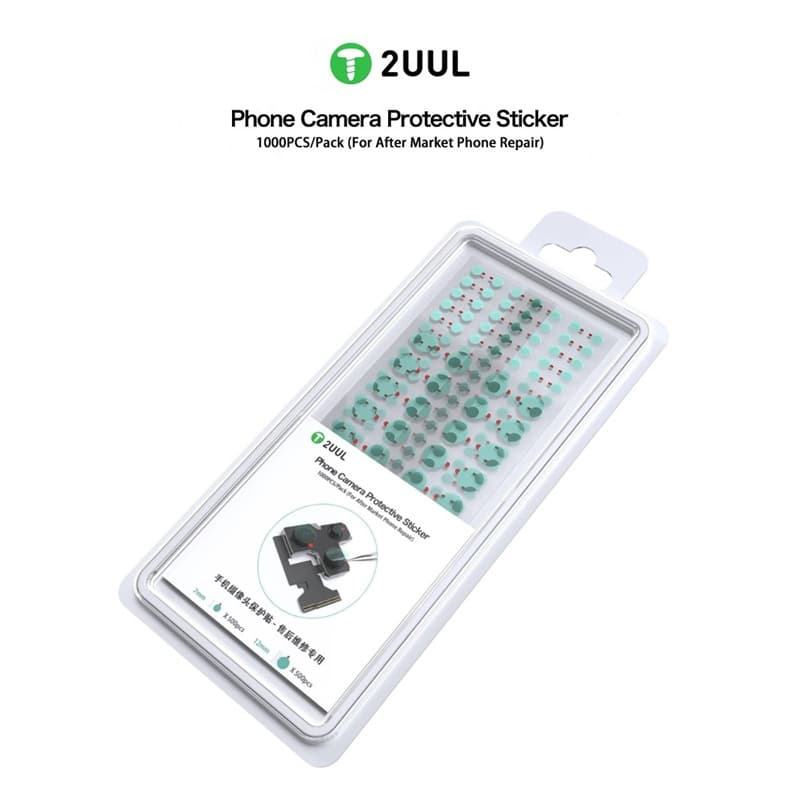 2uul Phone Repair Front Camera Infrared Dot Matrix Face ID Protection Sticker Dust-Proof Sticker 500pcs