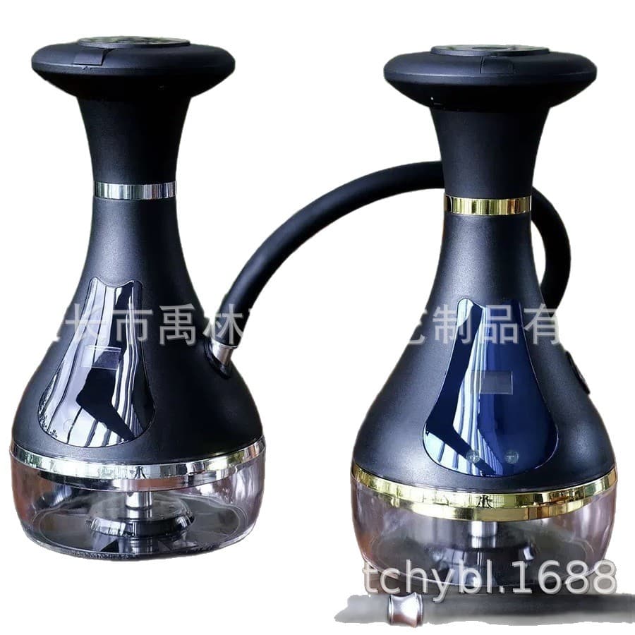 New Cross-Border Electronic Hookah E-Cigarette Stick Rechargeable Smart LED Electronic Hookah