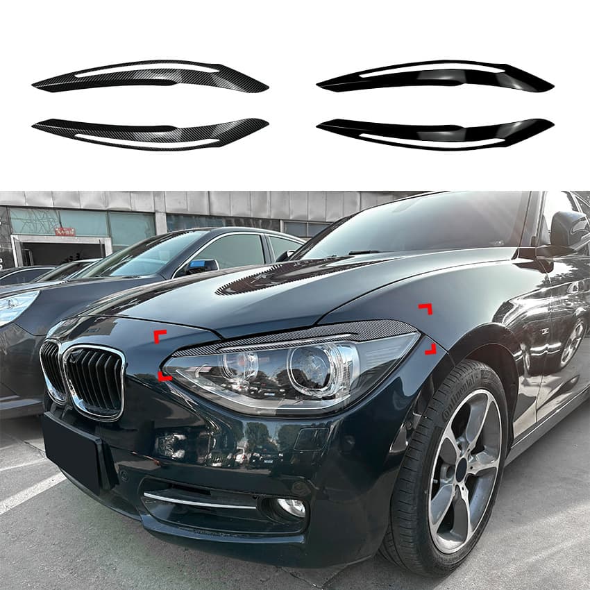 High-Trim Headlight Eyebrow Sticker for BMW 1 Series F20 F21 2011-2014