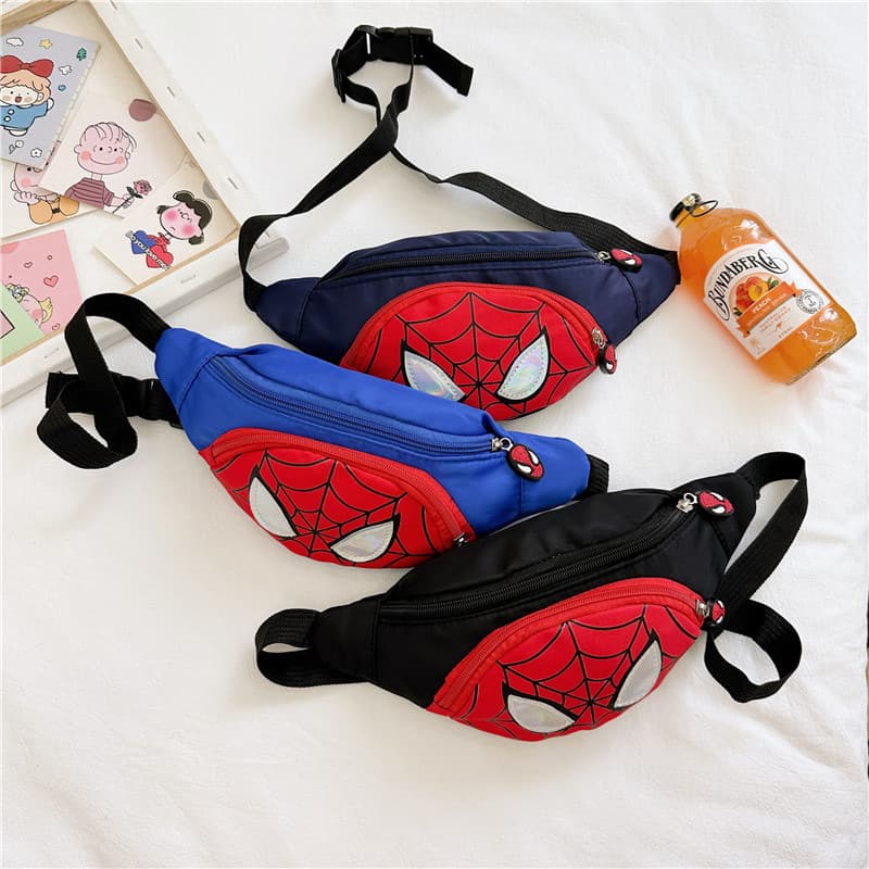 Boys and Girls Cute Chest Bag 2024 New Fashion Creative Small Bag Cartoon Waist Bag Stylish Shoulder Crossbody Bag Cross-border
