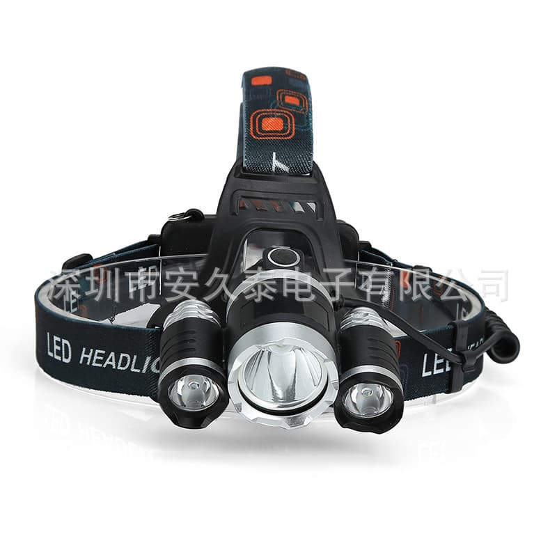 T6 High-Intensity Headlamp for Outdoor Camping, Tents, and Fishing; LED Headlamp with Aluminum Alloy and USB Rechargeable Design