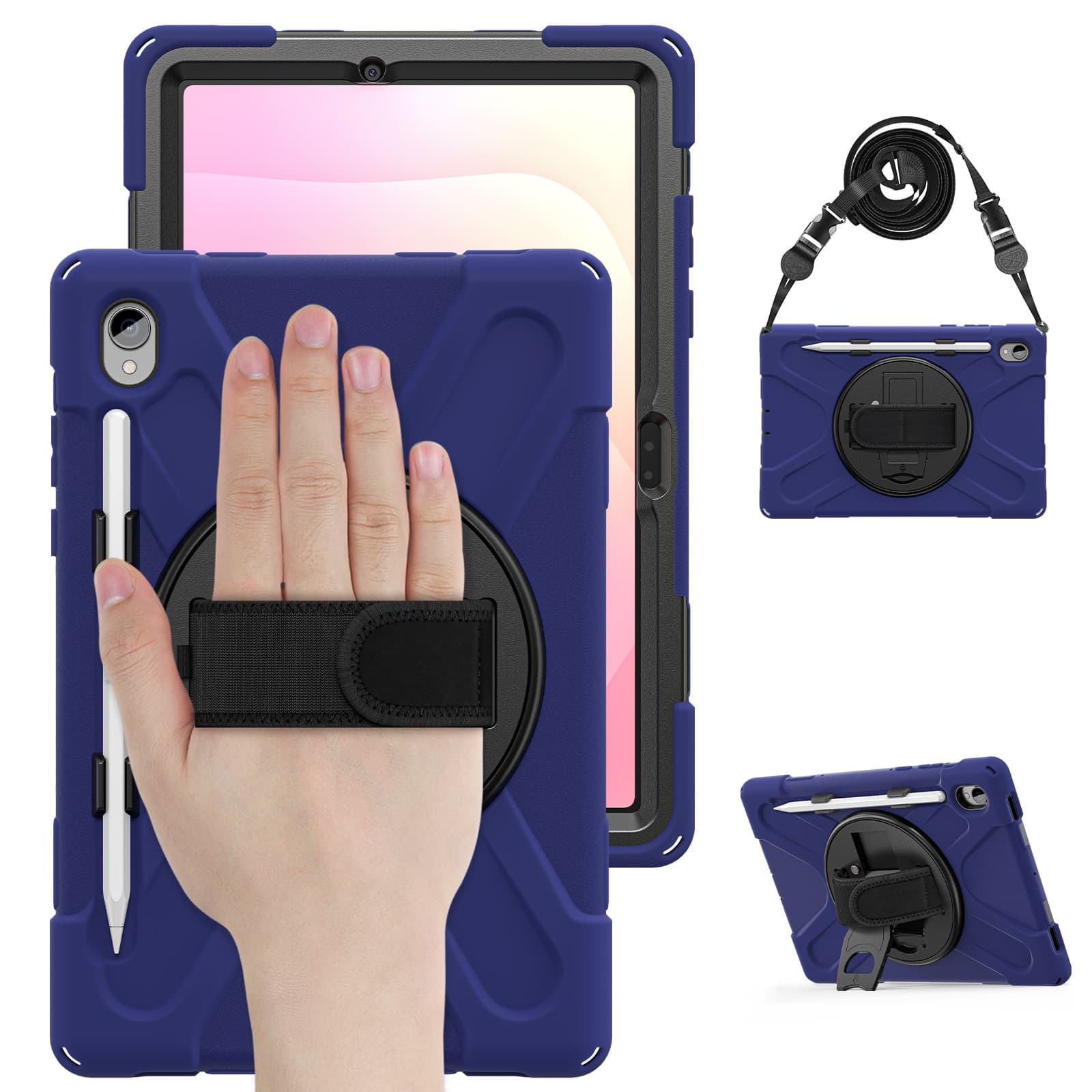 Cross-Border Compatible Samsung S11 Pirate King Tablet Case S11 Ultra Rotating Samsung Leather Cover