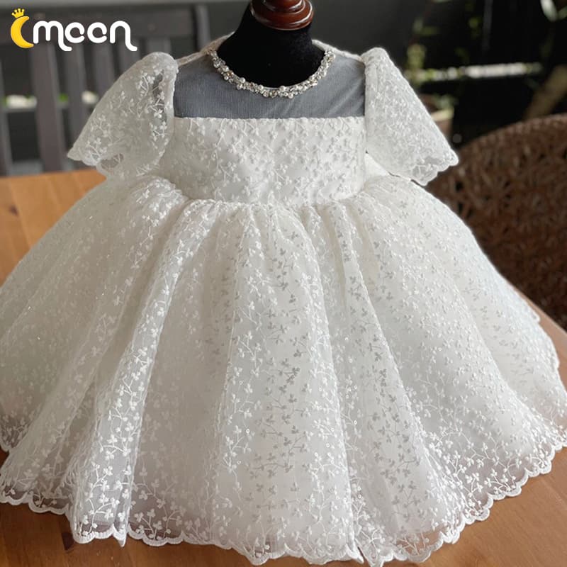 One year old baby girl children's dress piano performance small host performance dress princess dress banquet birthday girl dress