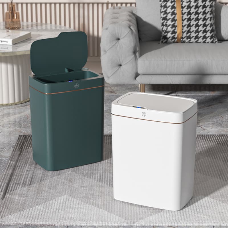 2025 New Cross-border Sensor Trash Can, Bedroom Automatic 18L Narrow-Fit Smart Bin
